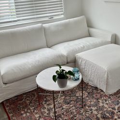 Six Penny Devyn Sofa & Ottoman 