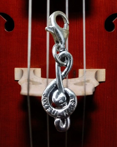 925 Sterling Silver Joyful Noise Charm Music Note