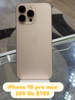 Unlocked - iPhone 16 pro max 256 Gb and clean imei