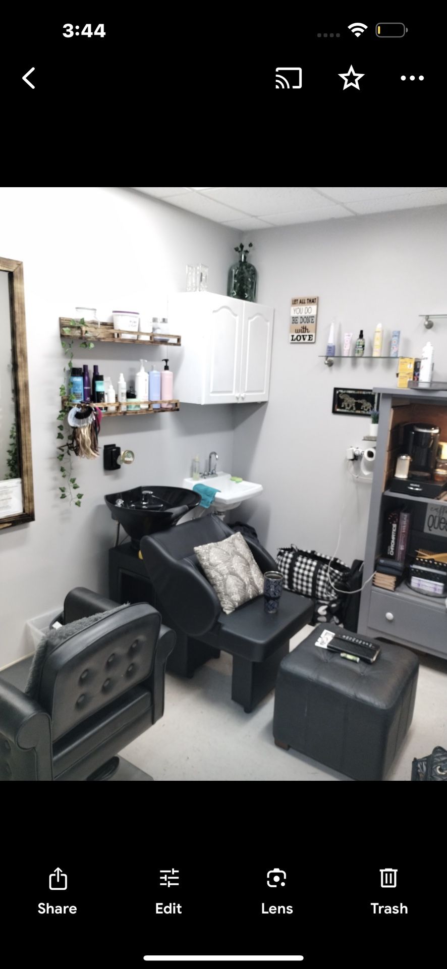 Shampoo Chair For Salon/barbershop Or Personal Use