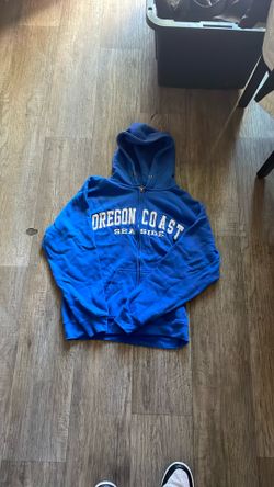 Blue Oregon Coast Hoodie  