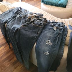 Hollister And American Eagle Pants