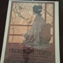 11x14 MADAMA BUTTERFLY OPERA POSTER