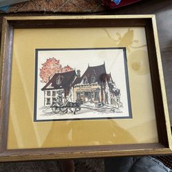 Two Framed Pictures 