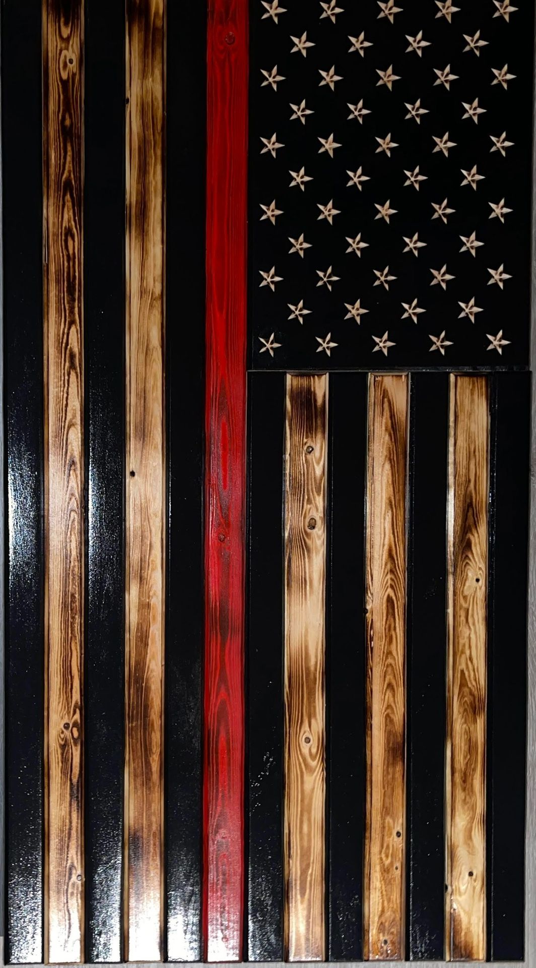 Custom Rustic American Flag