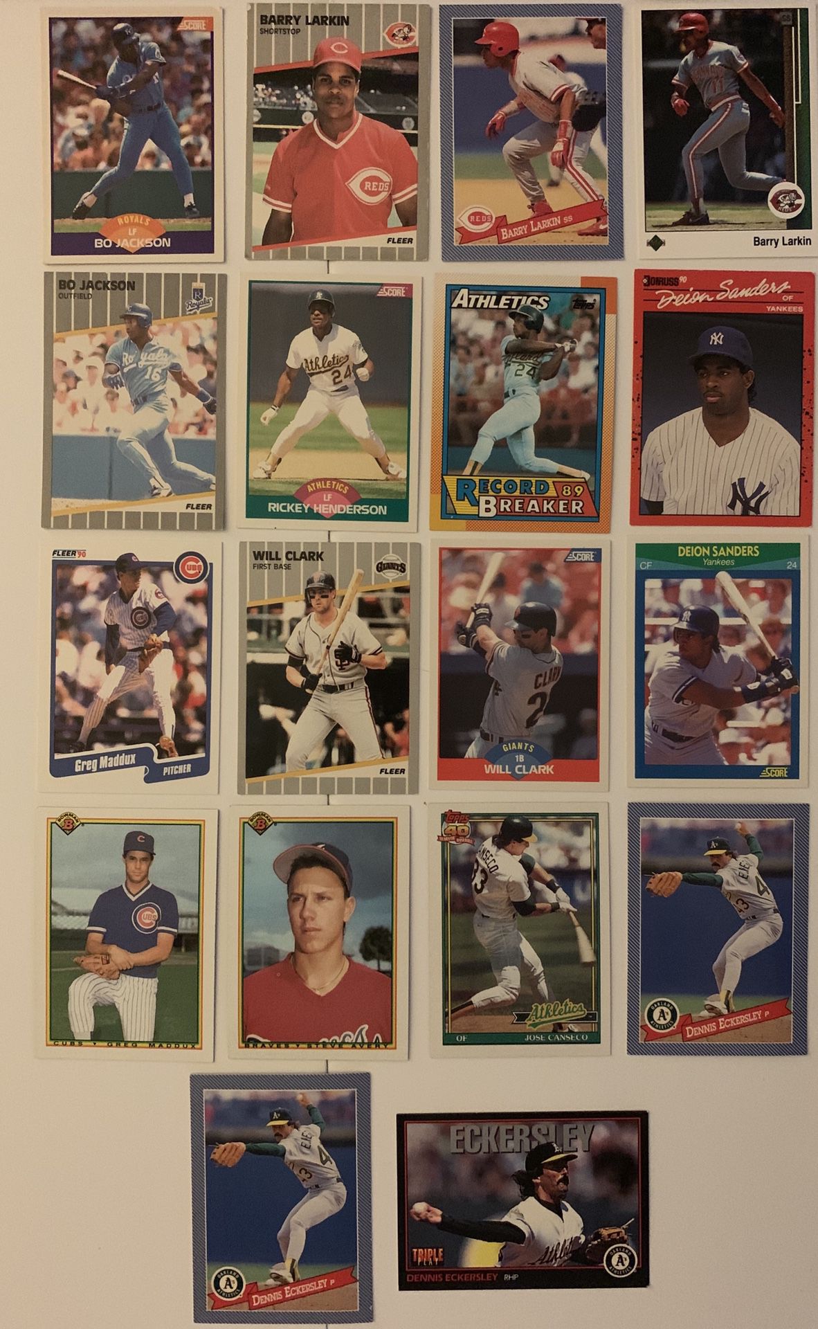 1980s-Early 1990s Baseball Cards- Valuable Players