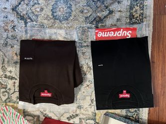 Two XL Supreme Shirts
