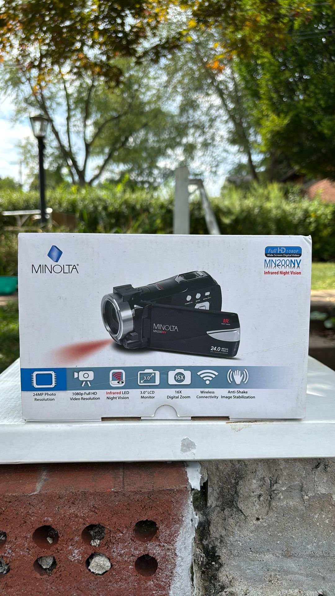 Minolta Full HD Night Vision Camcorder Black
