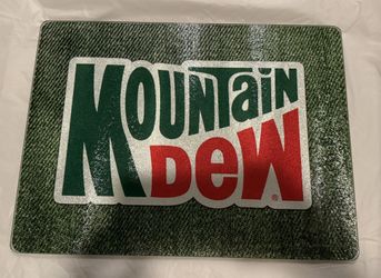Mountain Dew Glass Cutting Board