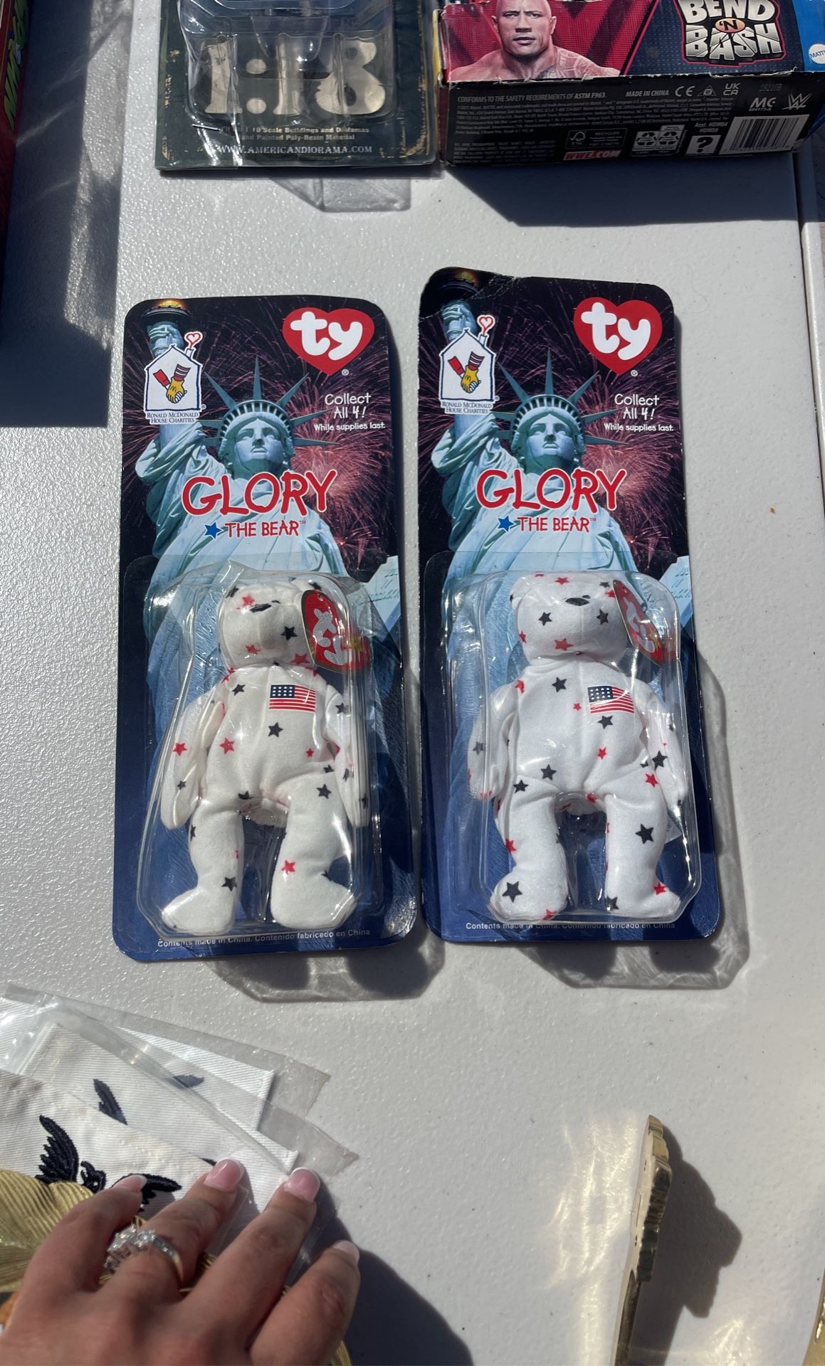Rare, Vintage GLORY The Bear-1999 McDonalds Ty Beanie Baby
