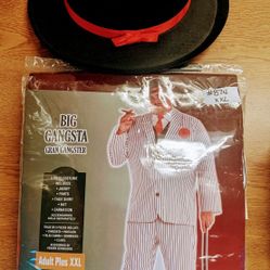 Men's XXL "Big Gangsta" Roaring 20's/Murder Mystery/Halloween Costume $40 obo