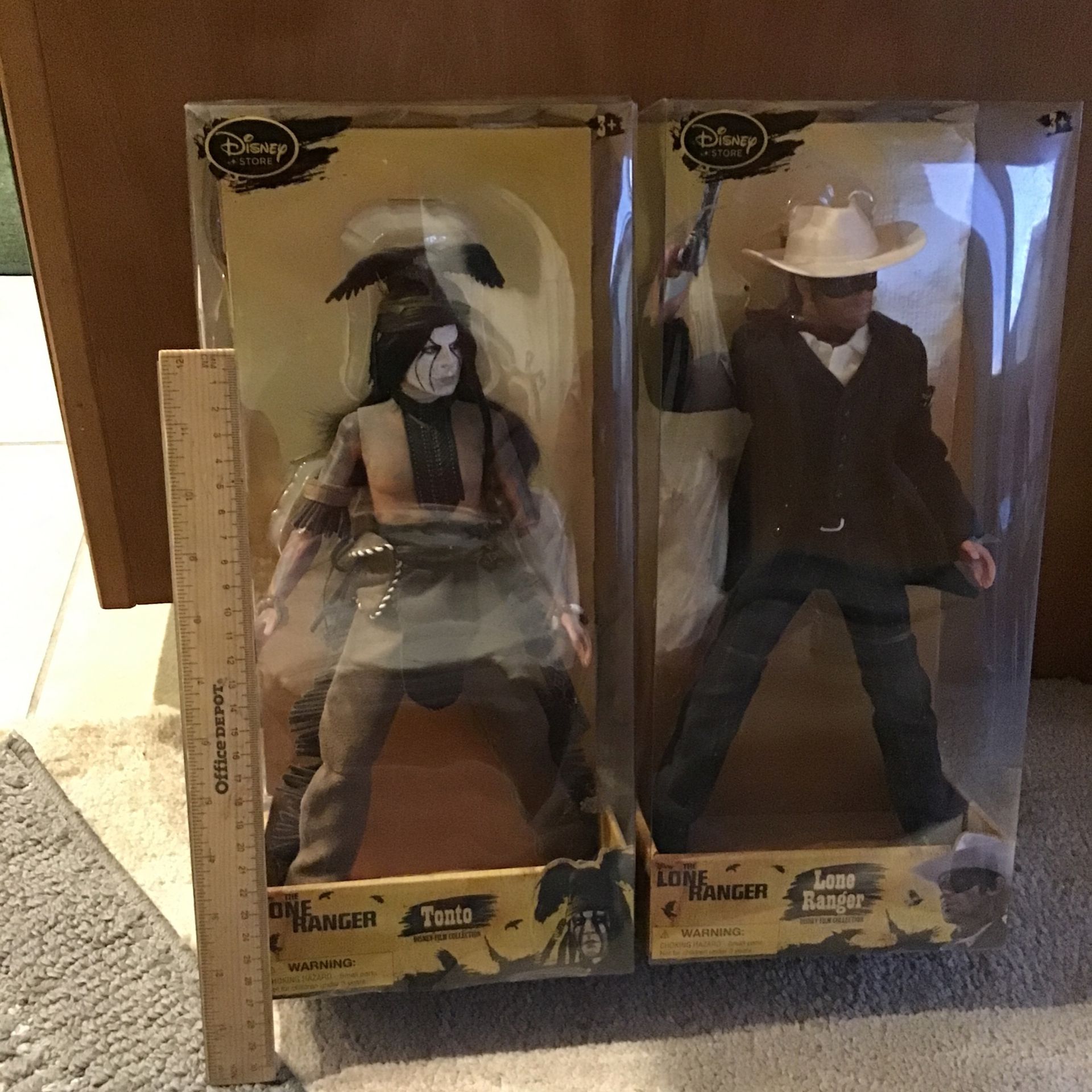 Lone Ranger Action Figure Movie Tanto 12” Johnny Deep Western American Indian Toy
