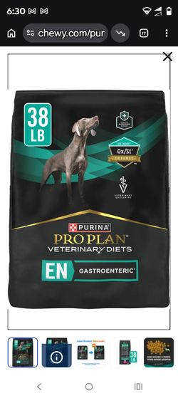 Purina Pro Plan Veterinary Diets EN Gastroenteric Canine Dry Dog Food, 38-lb bag