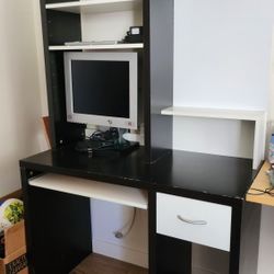 Ikea Modern Work Desk With Boom Storage