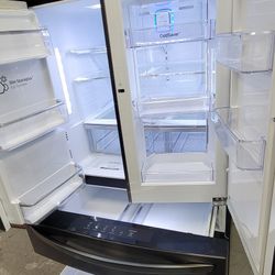 Black-Stainless French 4 Door Cooling And Freezing With Warranty 