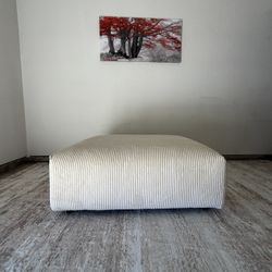 Large Upholstered Ottoman – Multi-Purpose Accent Piece