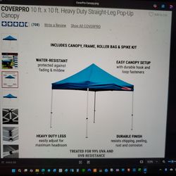 COVERPRO Heavy Duty Popup Canopy