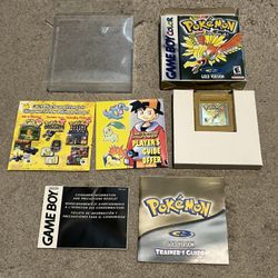 Pokemon Gold Version Nintendo Game Boy Color Complete CIB New Battery Authentic
