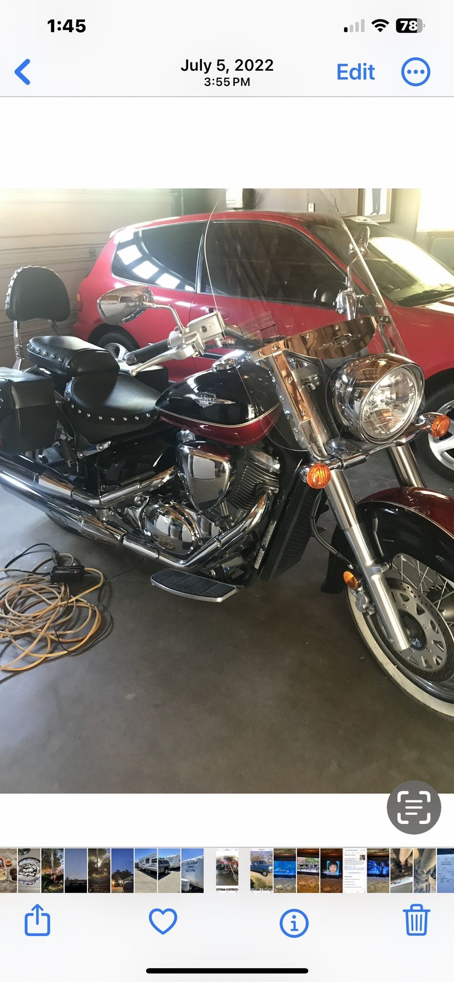 Suzuki bowling 2013 1900 miles