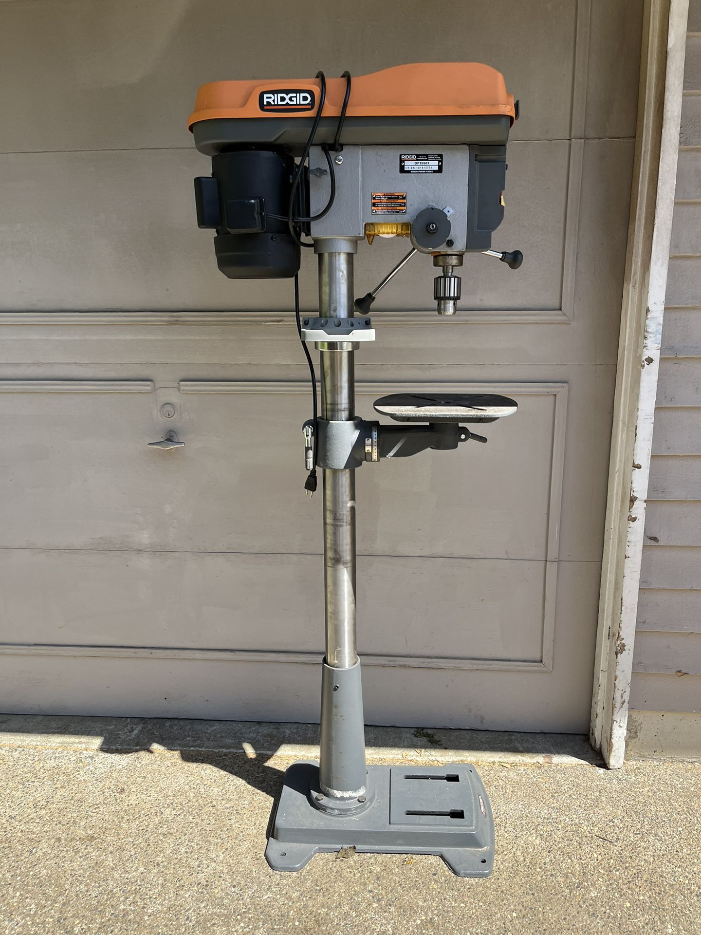 (new) Ridgid 15” Floor Standing Drill Press