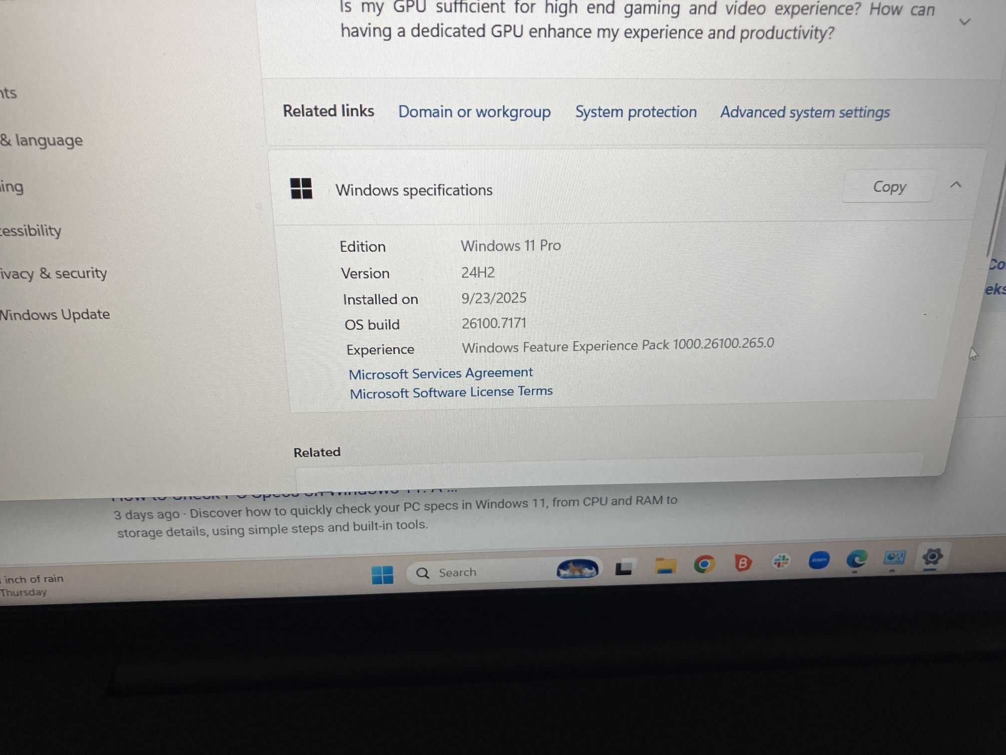 Lenovo think Pad Laptop 