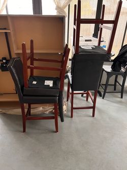 Counter high dining room chairs
