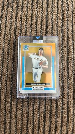 2026 Topps Chrome NSCC Seth Hernandez Gold /50 #TP-17 Pirates RC Prospect 01/50