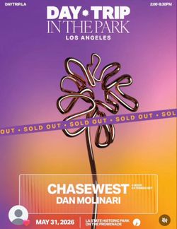 Chase West - Day trip in the park tickets