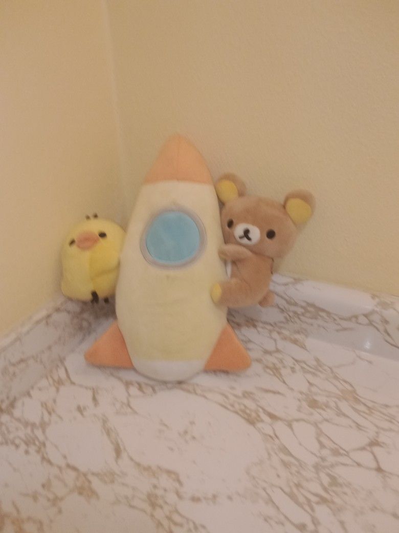 Rilakkuma Space Rocket Plushie stuffed animal