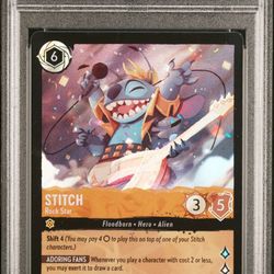 Disney Lorcana PSA 9 TCG D23 Exclusive Stitch