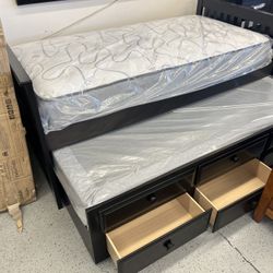 Furniture, Mattress, Boxspring, Bunk, Bed, Bed Frame, Chest Dresser, Mirror, Nightstand