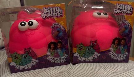 Kitty Squeeze cat pink Squishy