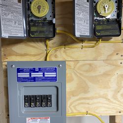 Sub Panel / Breakers / Timers  Square D
