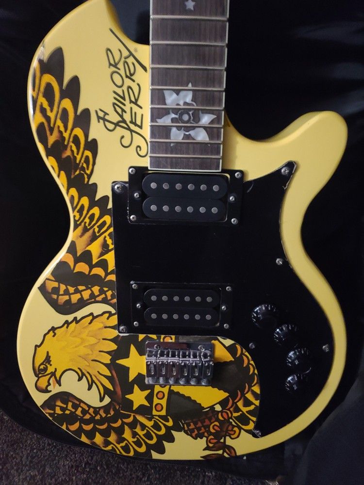 Sweet Sailor Jerrys Spiced Rum guitar.