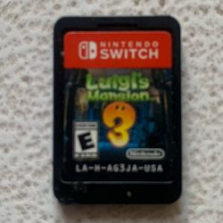 Nintendo Switch Game Luigi’s Mansion 3