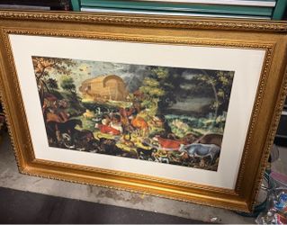Picture frame  Noah's Ark paint