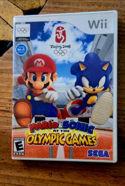 Wii Mario & Sonic at the Olympic Games Nintendo Wii Game. Complete With Manual