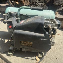 Hitachi 4 Gallon Portable Electric Twin Stack Air Compressor 135PSI Max