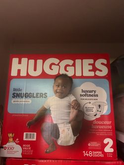 Huggies Little Snugglers Size 2 Diapers 148 Count