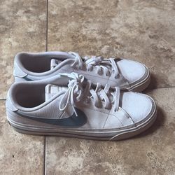 White And Blue Nikes