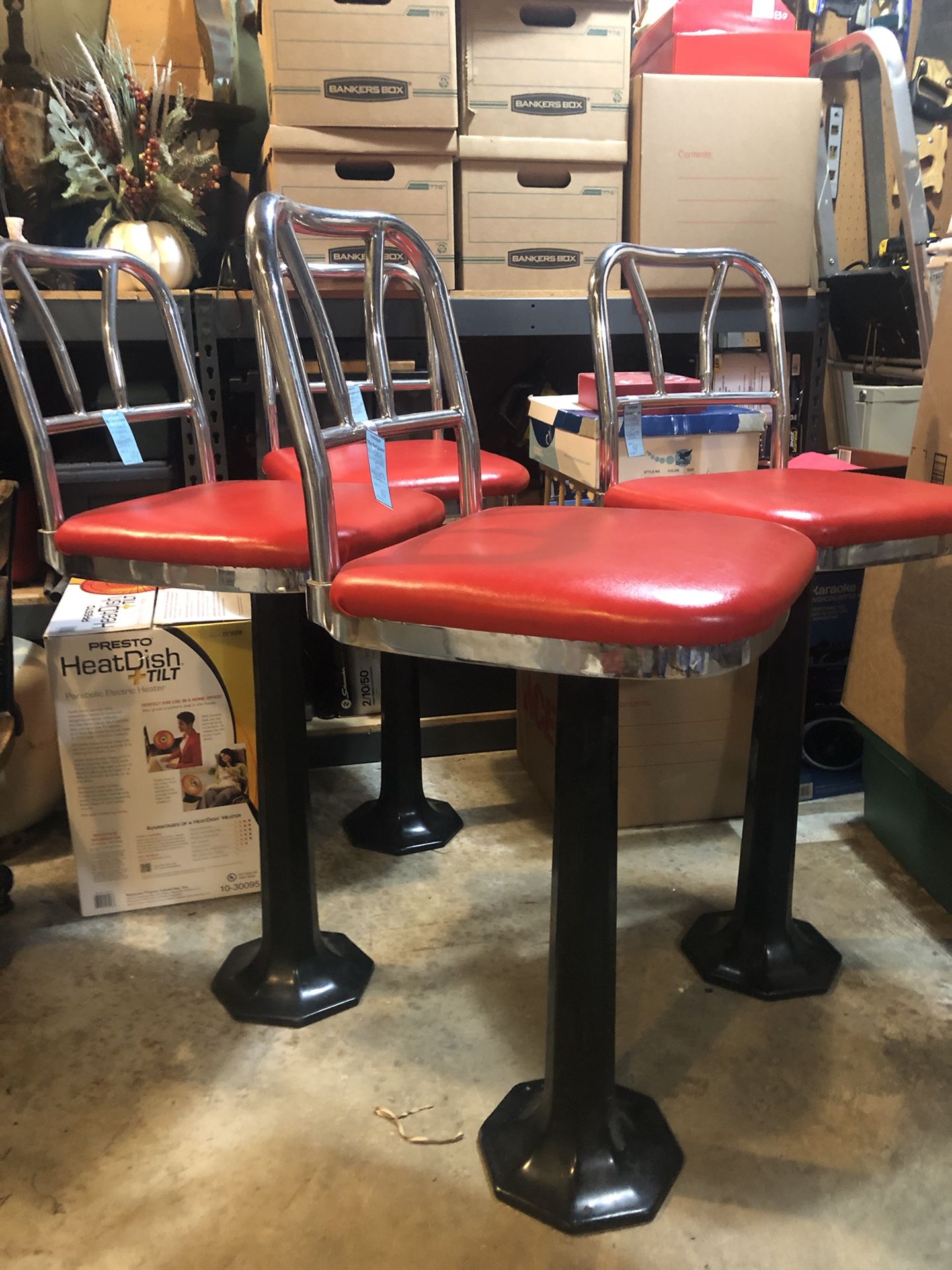 Soda Fountain Stools (4) From Woolworths Store
