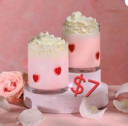 Thyme & Table 12 fl
oz Red Hearts Charm
Drinking Glasses, Set of
2