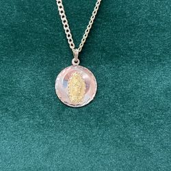 Virgen De Guadalupe 14K Oro