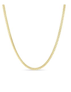 Solid 1/20 14k Yellow Gold Real Cuban Link Chain Necklace Mens Womens  20 inches 2mm