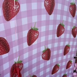 Strawberry Theme Arch Backdrop 