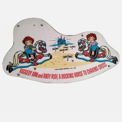 Vintage Raggedy Ann and Andy Rocking Toy