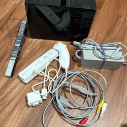 Black Nintendo Wii