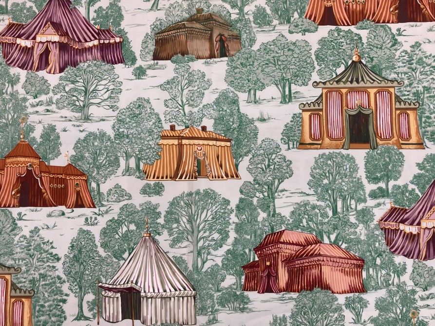 Schumacher "Gustavian Tents" 12 yards Fabric
