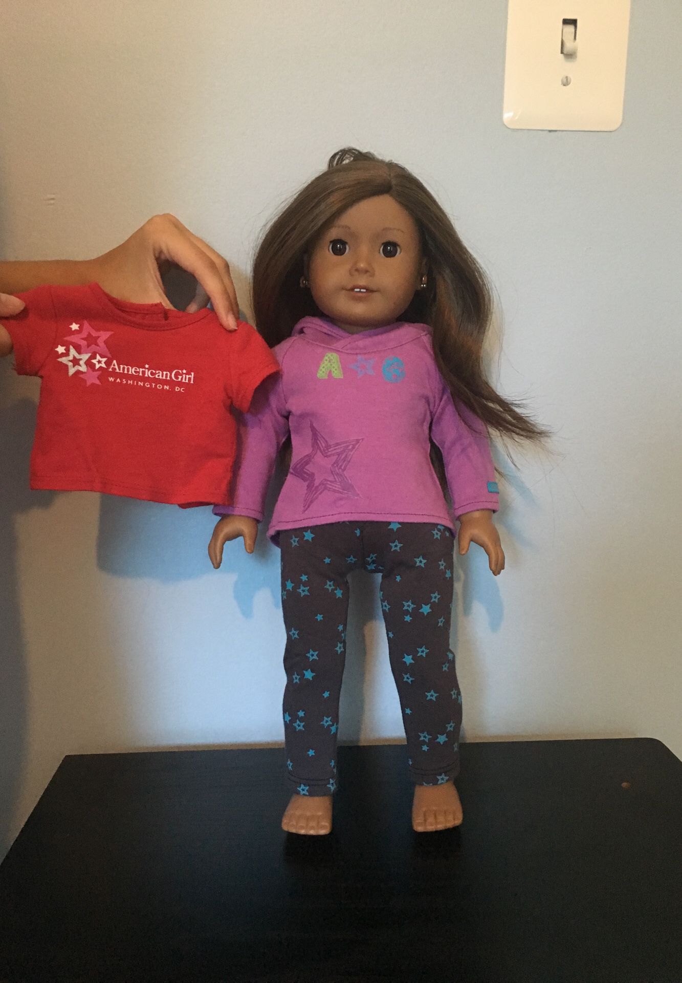 American Girl Doll; Truely Me/Just Like You/Look Alike Doll #23 + D.C. Doll shirt