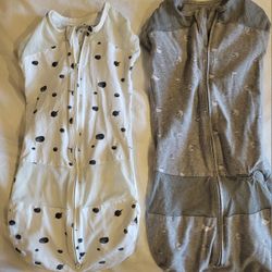 Two Happiest Baby 5-Second Swaddle Sleep Sacks, Organic Cotton